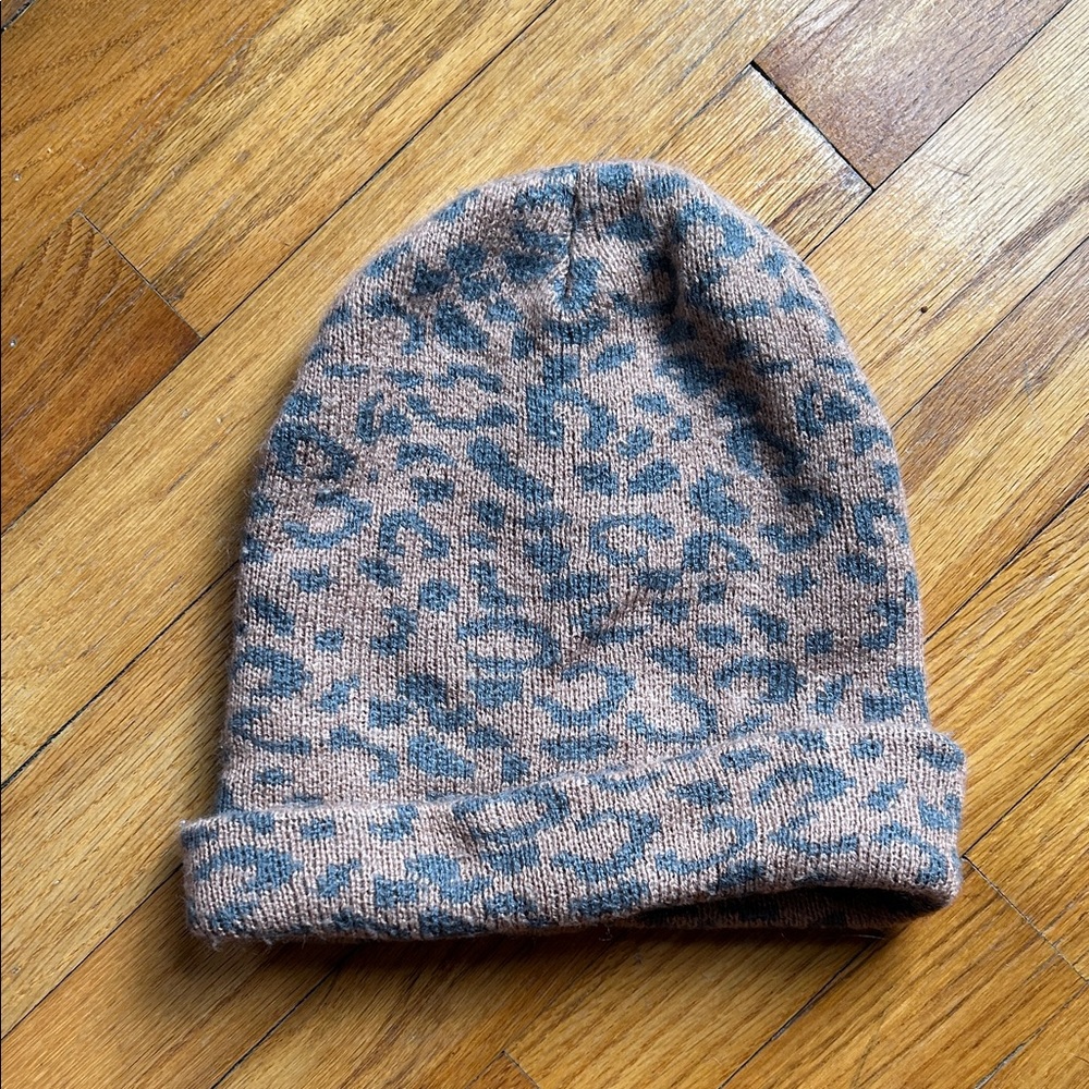 Aerie Leopard Print Beanie